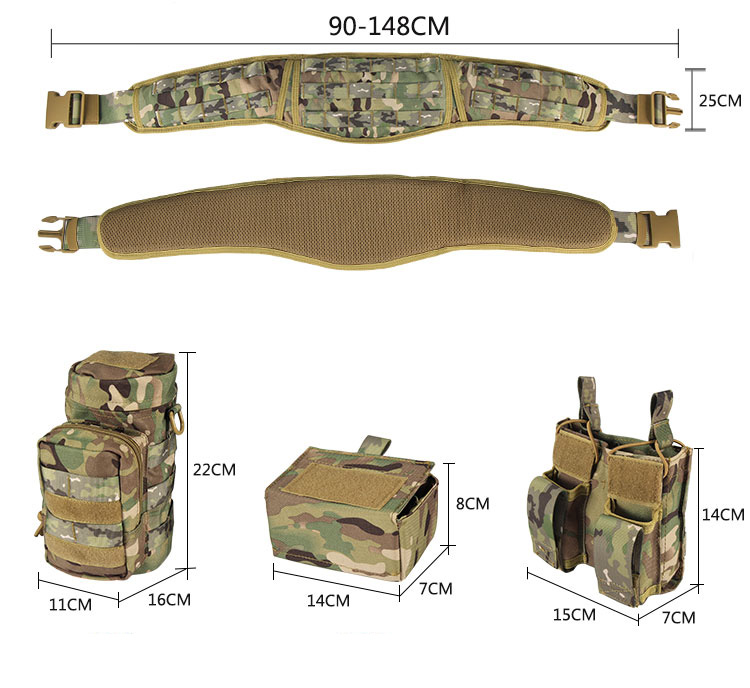 Tactical belt envelope